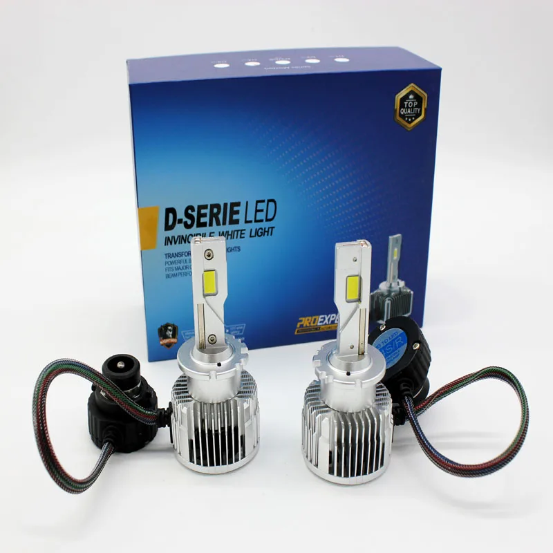 

YISHILAN LED Headlight 92w 92000lm 2PCS D4S D4R Replace HID Xenon Super Bright 6000K Conversion Kit