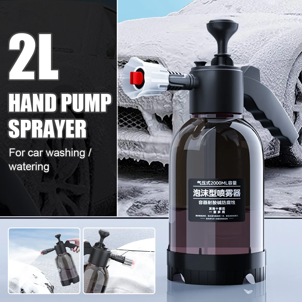 Foam cannon without pressure washer,1.5L Bottle, Hand Pump
