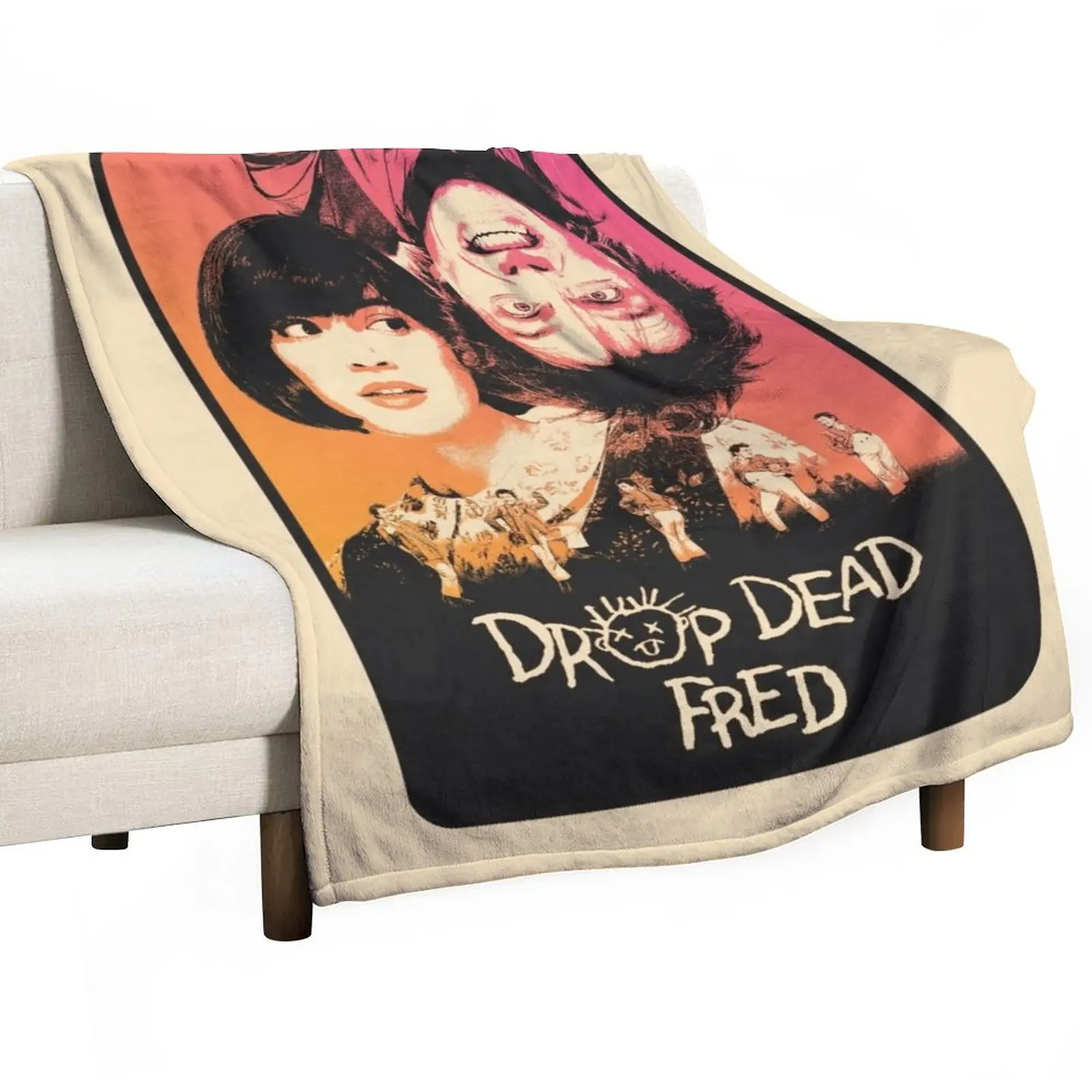 

Drop Dead Fred Throw Blanket Summer Beddings Hairy Blankets