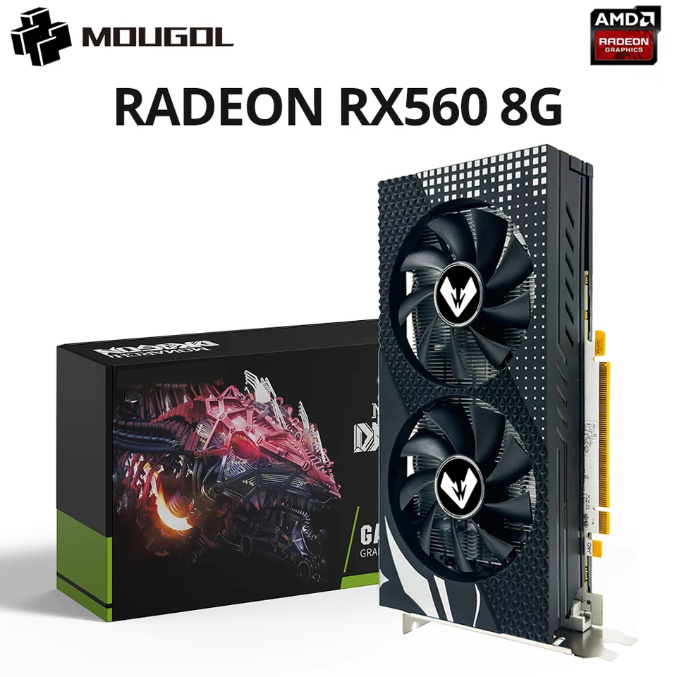 グラフィックボード・グラボ・ビデオカード MOUGOL Radeon RX580 GDDR5 8GB Sad5b007196ea45a8969f4d649dc97