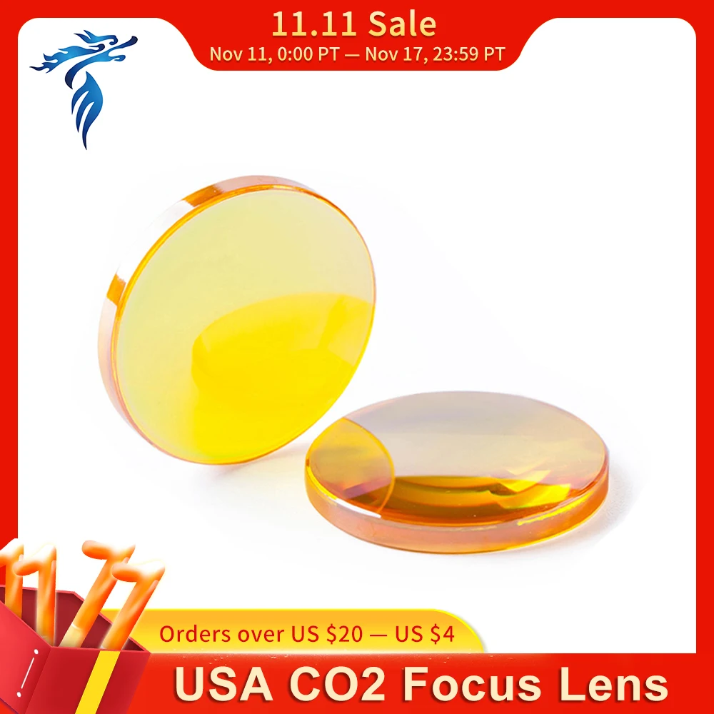 1 Pz CO2 ZnSe Lente Di Messa A Fuoco Dia.12 18 19,05 20 Mm FL38,1 - Foto 5