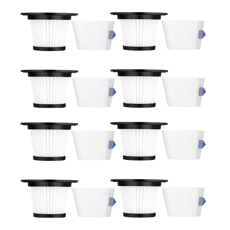 

Сменные фильтры для пылесоса Moosoo K17, 8 комплектов