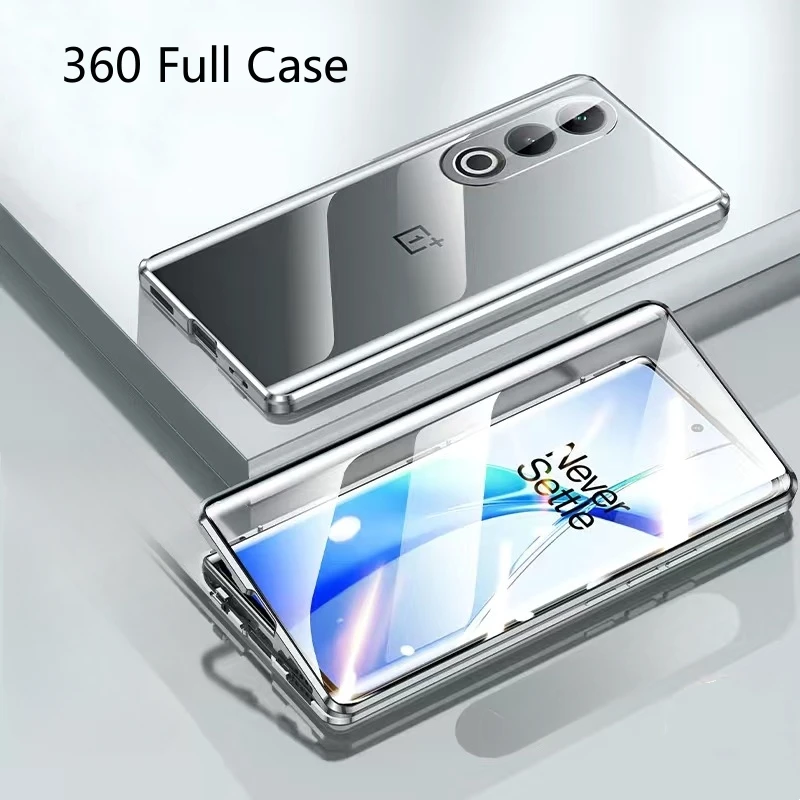

Магнитная адсорбционная Защита объектива для OnePlus ACE 3V Nord CE 4, металлическая рамка, бампер, закаленное стекло, крышка для One Plus CE4