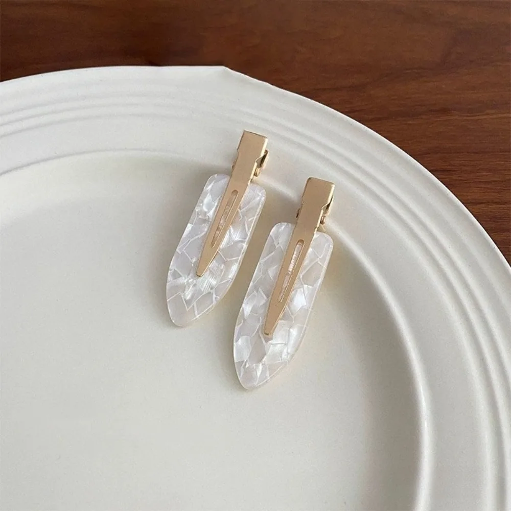 2 Stück Koreanische Essigsäure-Haarspangen für Seitliche Ponyfransen und Unordentliches Haar, Nahtlose Haarklammern, Make-up-Clip, Haaraccessoires, Kopfschmuck – Detail 10