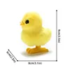 2pcs wind-up jumping chicken and duck toys, simulated plush chicken and duck walking simulation, Halloween and Christmas gifts 6