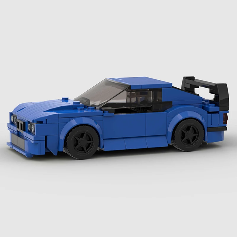 

Гоночный автомобиль MOC E36, строительный блок, модель скоростных чемпионов, супер-гонка, кирпич, подарок на Рождество, игрушечный город, технические идеи