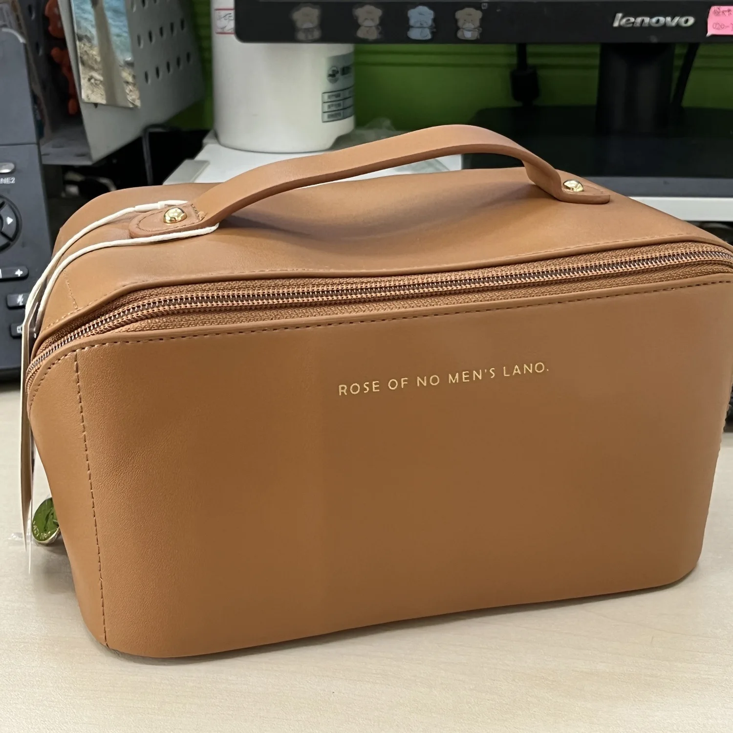 Large-capacity Makeup Bag Leather Cosmetic Bag Toiletries Organizer 7 Se15dcf449ee24fada6d54f05cda9a937n