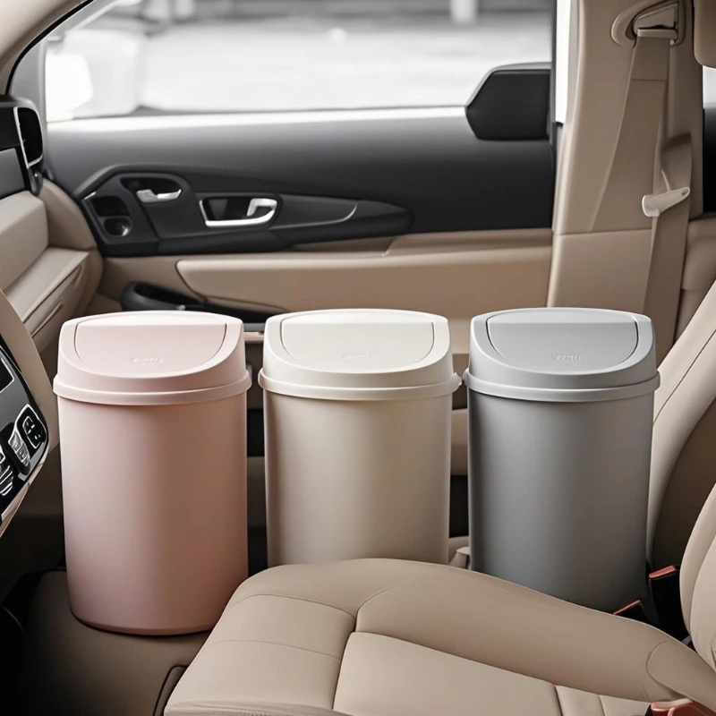 집, 사무실, 침실 및 기숙사용 뚜껑이 있는 공간 절약형 미니 쓰레기통 - 내구성이 뛰어난 플라스틱 쓰레기통