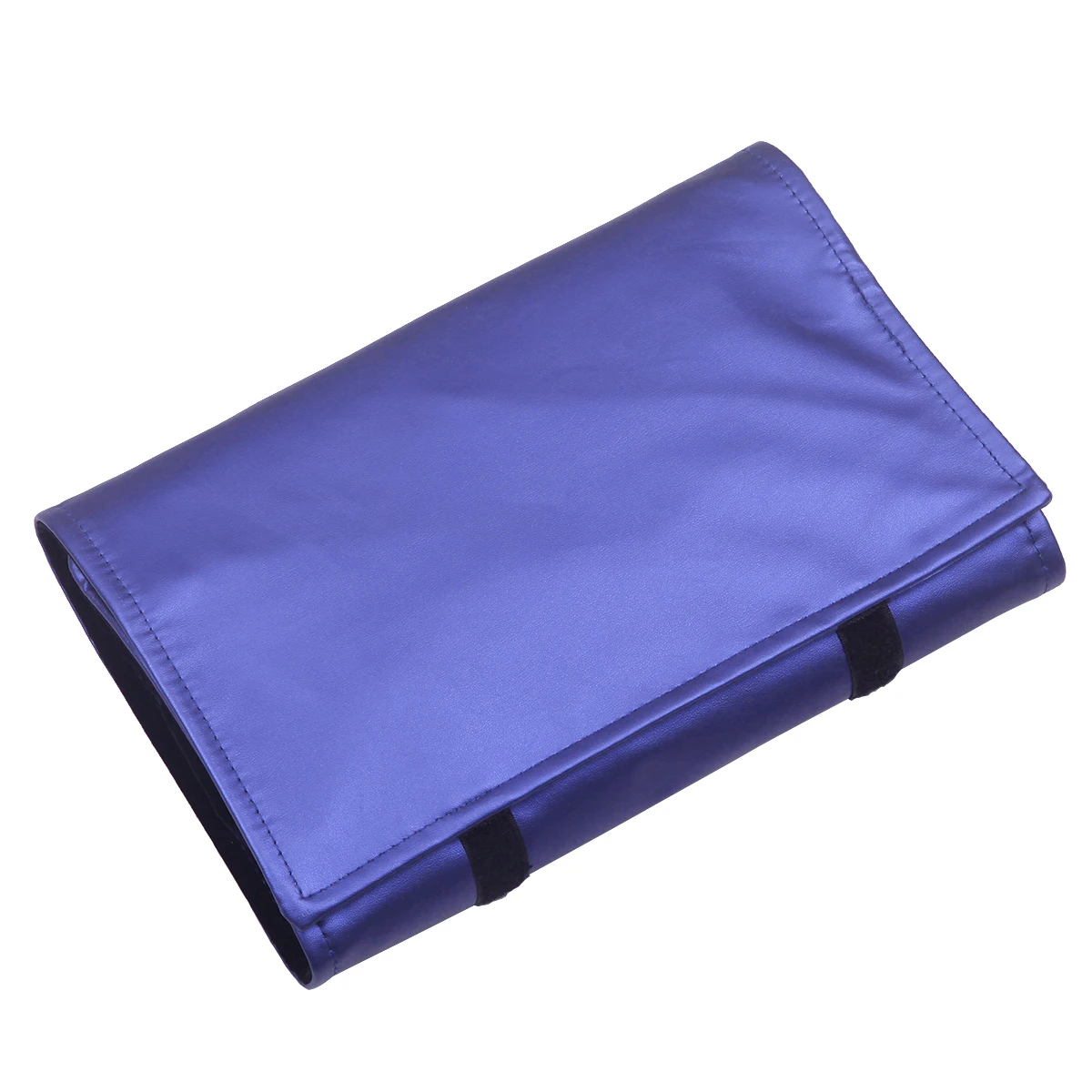 Portable Travel Jewelry Organizer Roll Foldable Flannel High Capacity For Journey-Rings Necklaces Jewerly Storage Bag Large Size