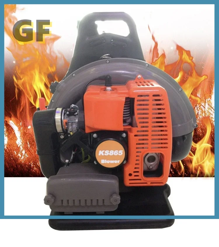 Snow Blower Petrol Leaf Blower KS865 68cc Two Stroke Backpack Wind Fire Extinguisher Gasoline Air Blower Wireless 2