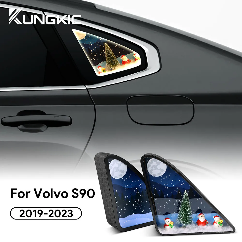

Для Volvo S90 2019-2021 2022 2023 Металлическая Автомобильная искусственная Рождественская отделка Детские Рождественские подарки декоративные аксессуары