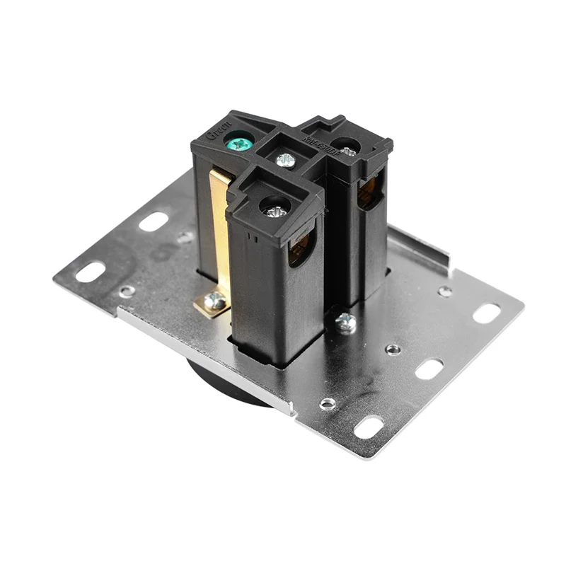 Black 50A 125V/250V NEMA 6-50R American 3pole industry socket generator control panel power socket connector