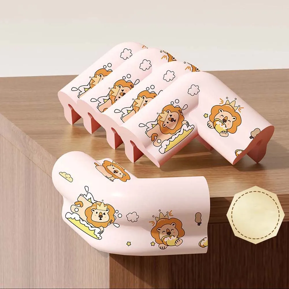 Soft Baby Anti-collision Strip Cartoon Double-sided Tape Table Corner Protective Cover Grey Traceless NBR Edge Corner Windows