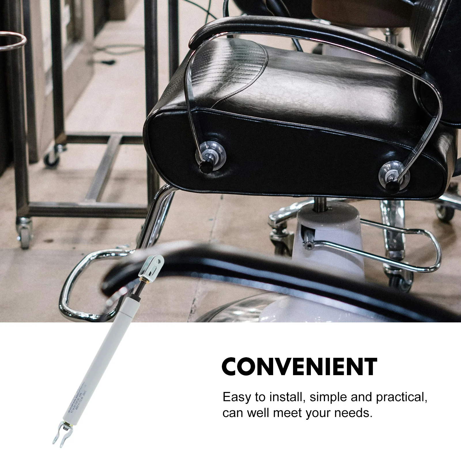 Adjustable Height Iron Gas Spring Mounting Rod Salon Chair Pump Barber Chair Air Bar Office Replacement Parts Massage