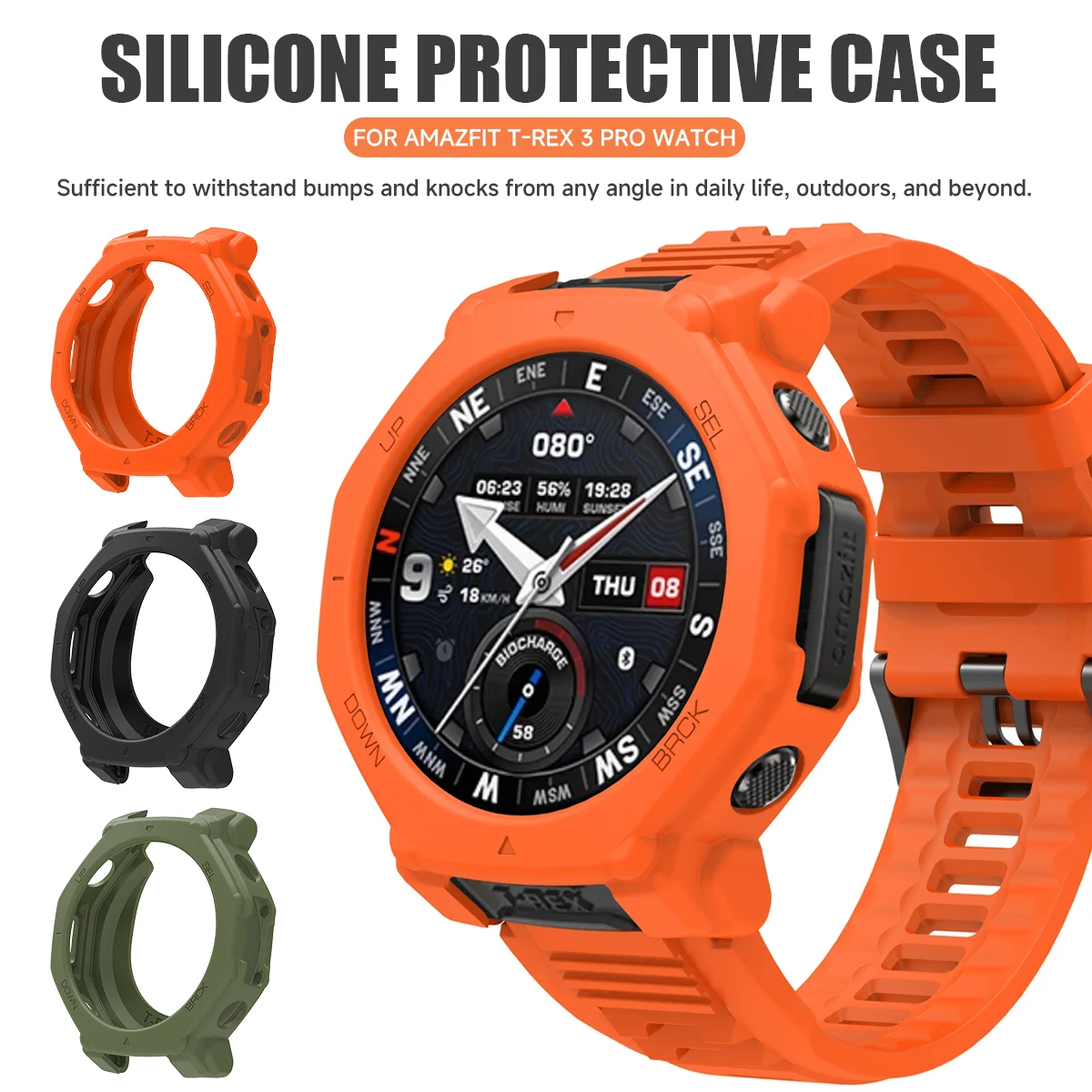 Durable Silicone Protective Case - Anti-Drop Bumper Cover