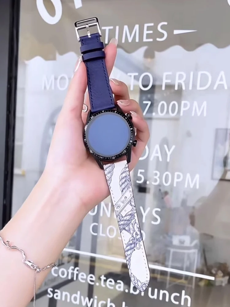 

Ремешок 20 мм 22 мм для Samsung Galaxy watch 4/5/6 classic 47 мм 43 мм 5 pro 45 мм 44 мм 40 мм