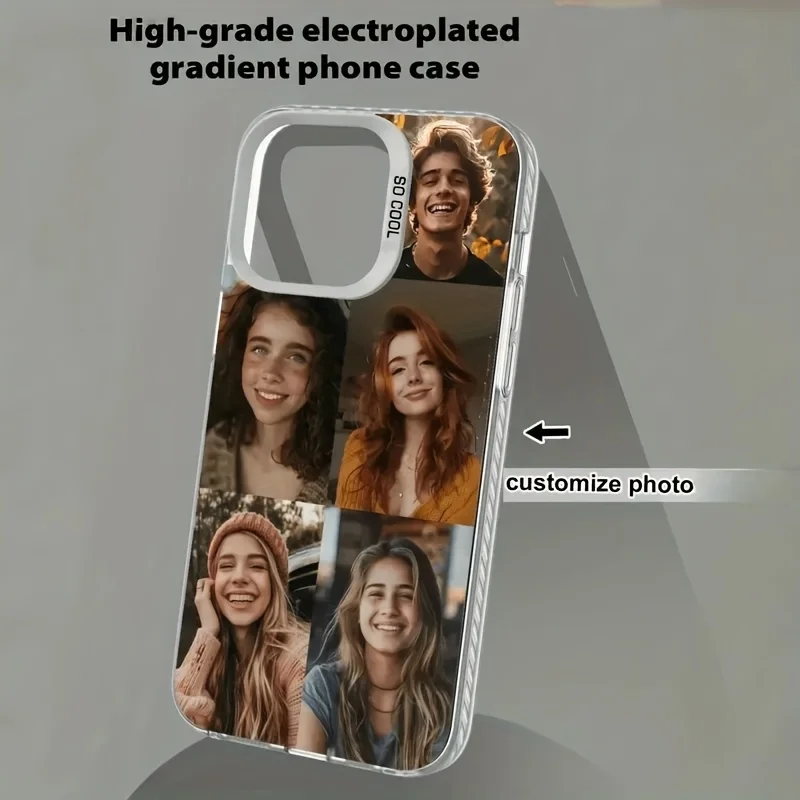 Personalization Custom Multi Photo IMD Phone Case For iPhone 16 15 14 13 12 11 Pro Xs Max X XR Mini 16e 7 8 Plus SE 2020 2022 3