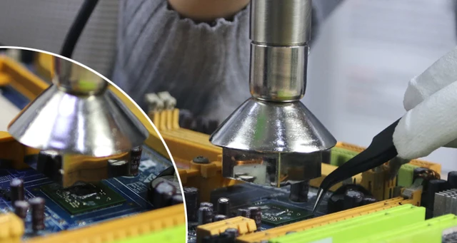 YIHUA 853AAA-I 3 in 1 Desoldering Hot Air Rework Station SMD Phone Screen 6