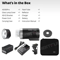 Godox AD300Pro Outdoor Flash Light 300Ws TTL 2.4G 1/8000 HSS with Battery for Canon Nikon Sony Fuji Olympus Pentax 2