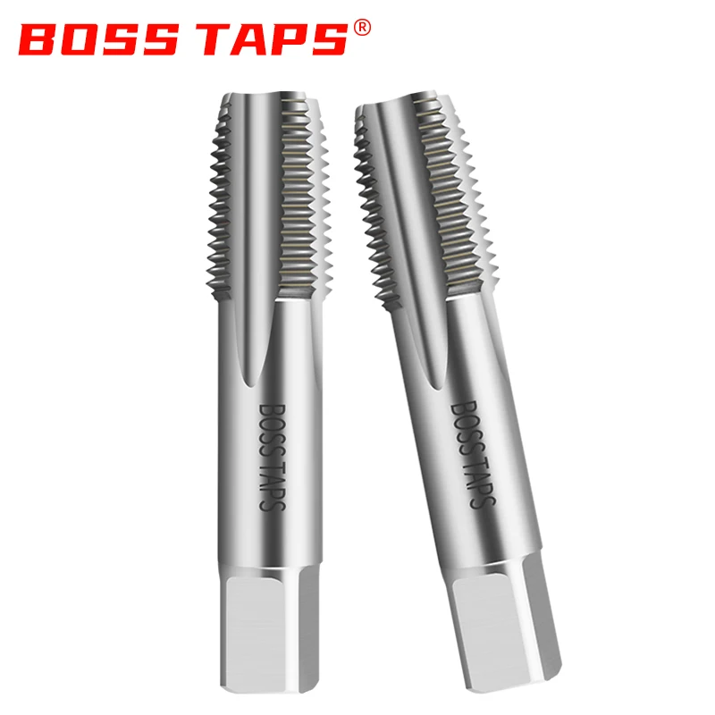 HSSE TIN or Uncoated Pipe Straight Tap PT RC 1/16 1/8 1/4 3/8 1/2 3/4 1 Inch