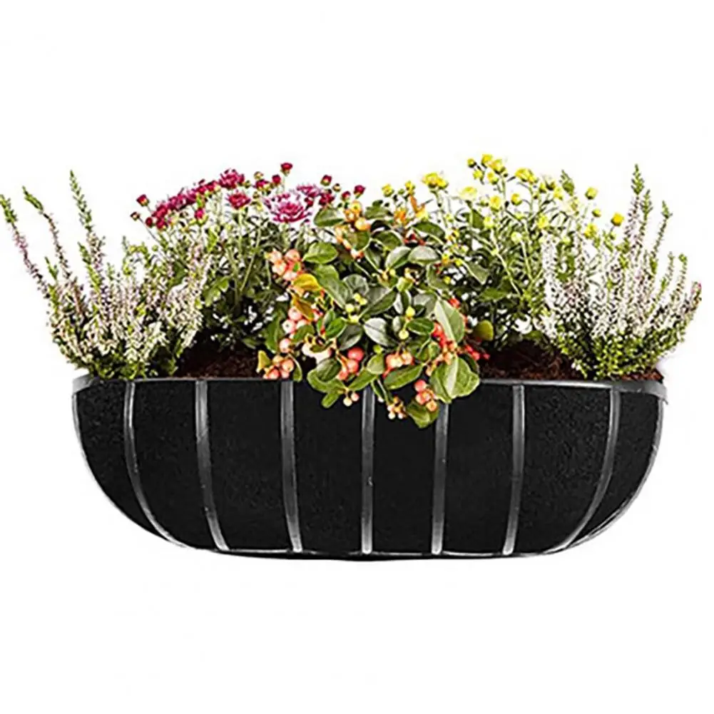 

Hanging Basket Insert Eco-friendly Hanging Planter Pot Liners for Window Boxes Breathable Wall Basket Inserts for Indoor Outdoor