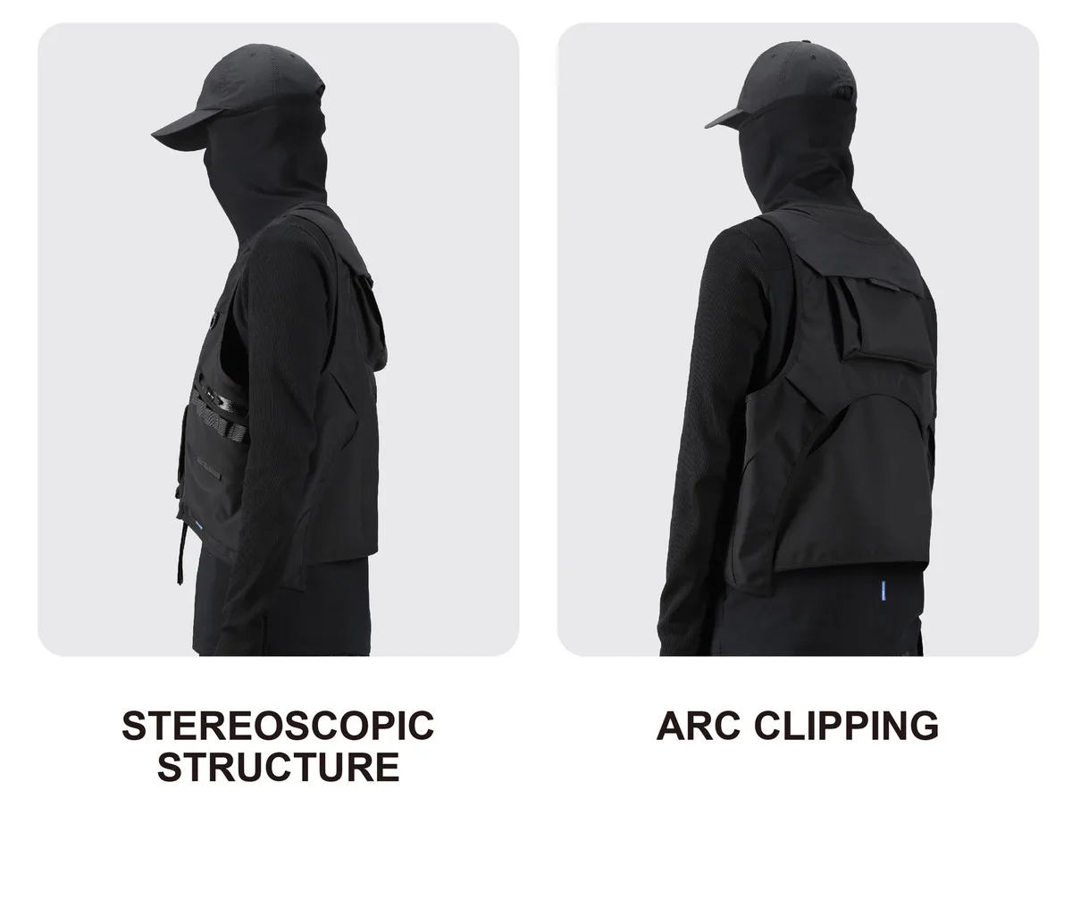 Reindee Lusion  Outdoor commute quicke remove vest functional clothing multiple pockets waterproof zippers techwear gorpcore