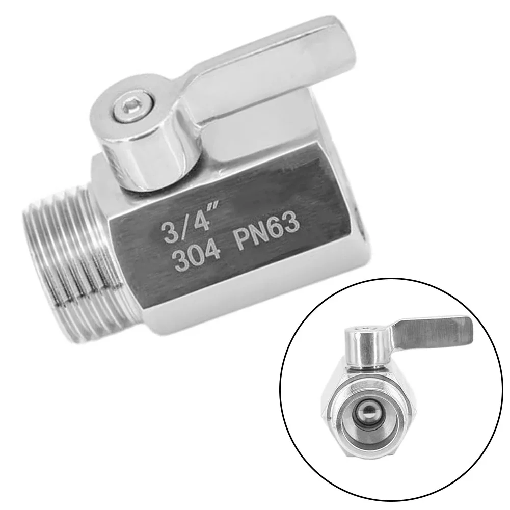 

1 Pc Garden Hose 3/4" Shut Off Valve Thread Heavy Duty Ball Valve Connector Home Improvement Hot Sale