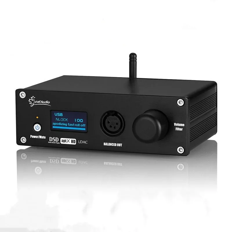 

Dual ES9038Q2M Fully Balanced Amp Audiophile DAC Audio Decoder Support DSD512 XMOS Bluetooth LDAC with Remote Control