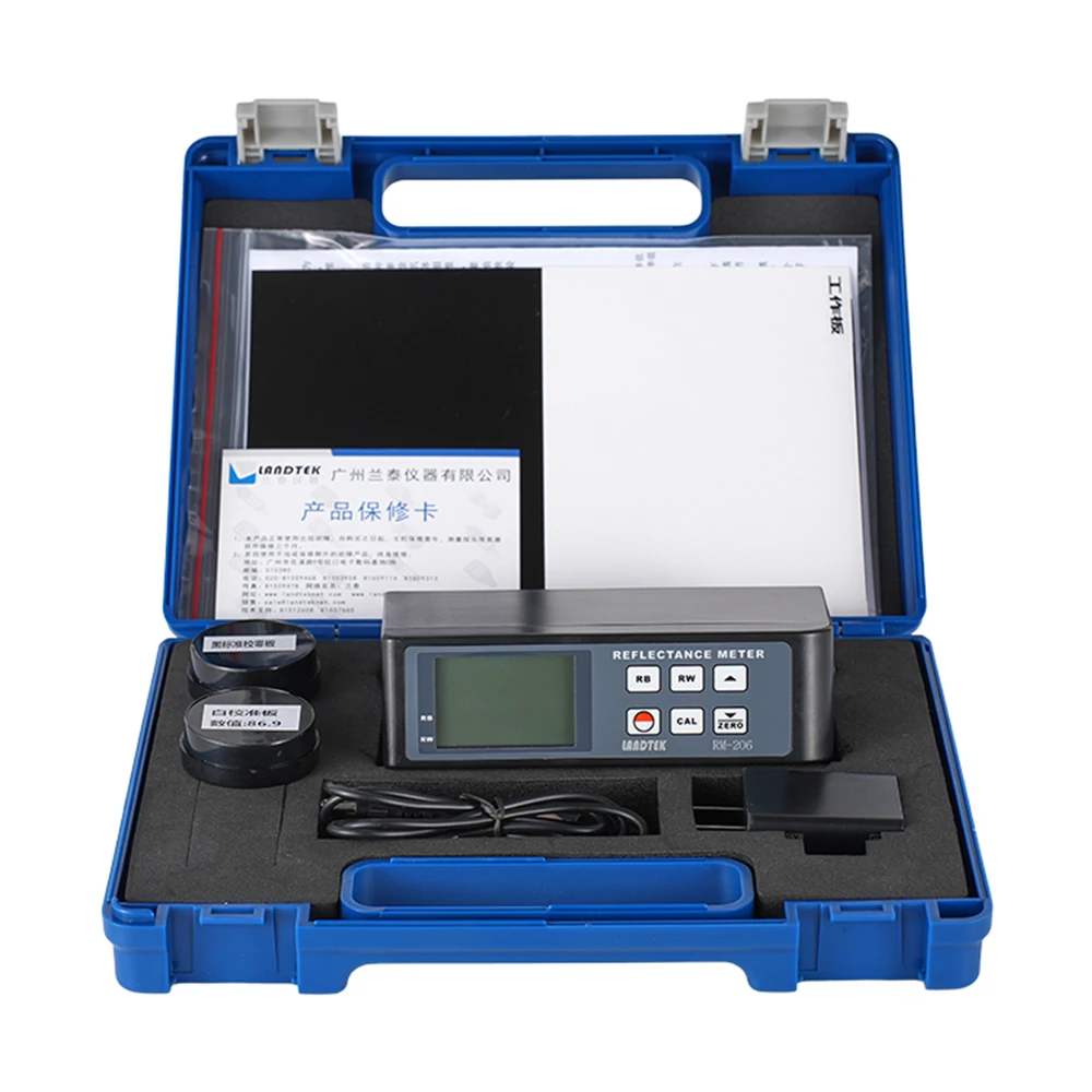 Digital display cover rate meter RM-206 surface reflectance meter 0% ~ 100% coating ink grease film plastic transparency meter 5