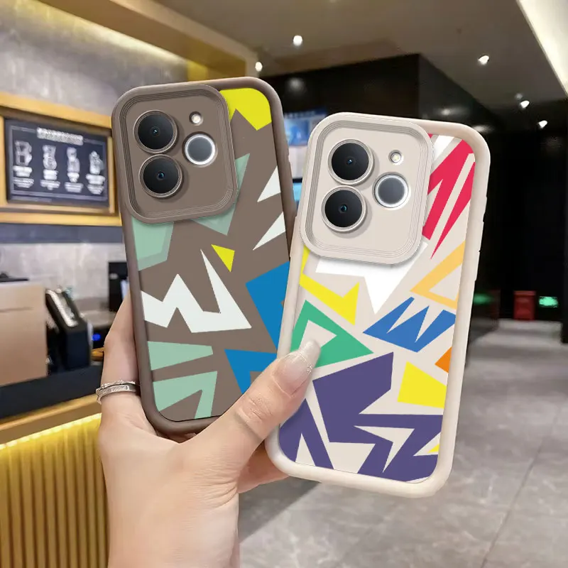 Fashion Graffiti Matte Silicone Shockproof Phone Case