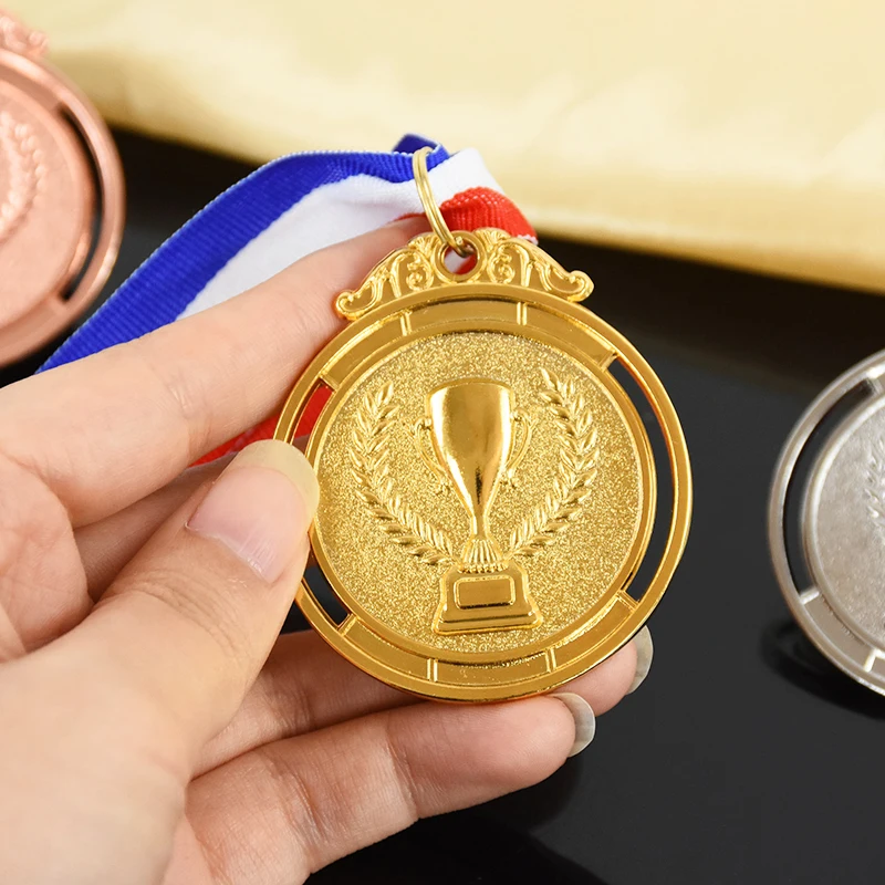 1/10pcs Football Cup Gold Medals Winner Awards Kids Sports Theme Birthday Party Favors Soccer Party Gifts Toy Competition Prizes