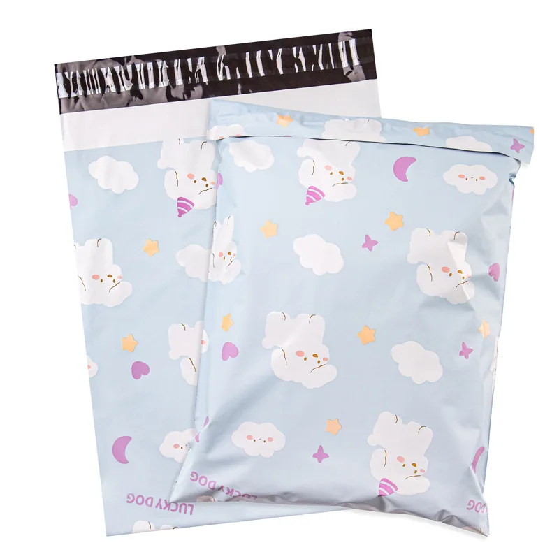 Express Bag Cartoon  Lucky Puppy Packing Bag Mail Waterproof Destruction Bag Packaging Bag Color Printing Poly Packing Bag