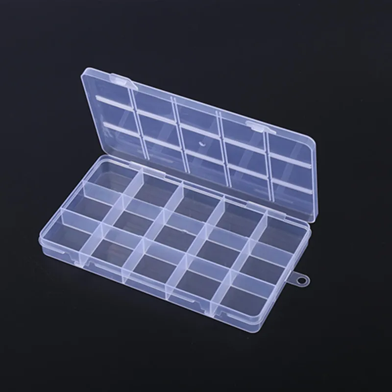 24/36 Grids Plastic Organizer Box Craft Organizer Storage with Adjustable  Dividers Bead Box Fishing Tackles Box Jewelry Box