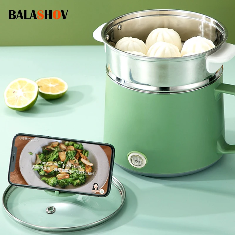 Mini Multifunction Cookers Non-stick Pan Electric Rice Cooker Cooking Machine Cook Pot Household Dormitory Hot 1-2 People | Бытовая