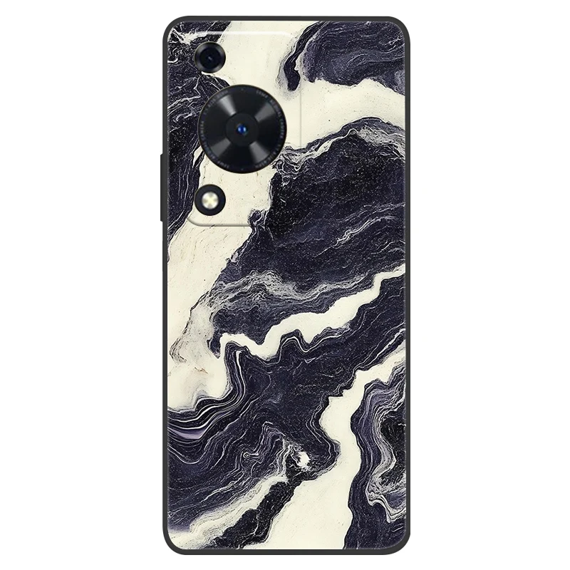 Marble Soft Matte Silicone Back Cover – Full Coverage Phone Shell
