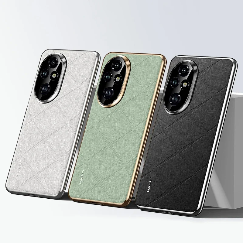 Fashionable Ultra-Thin Leather + PC Camera Protection Cover