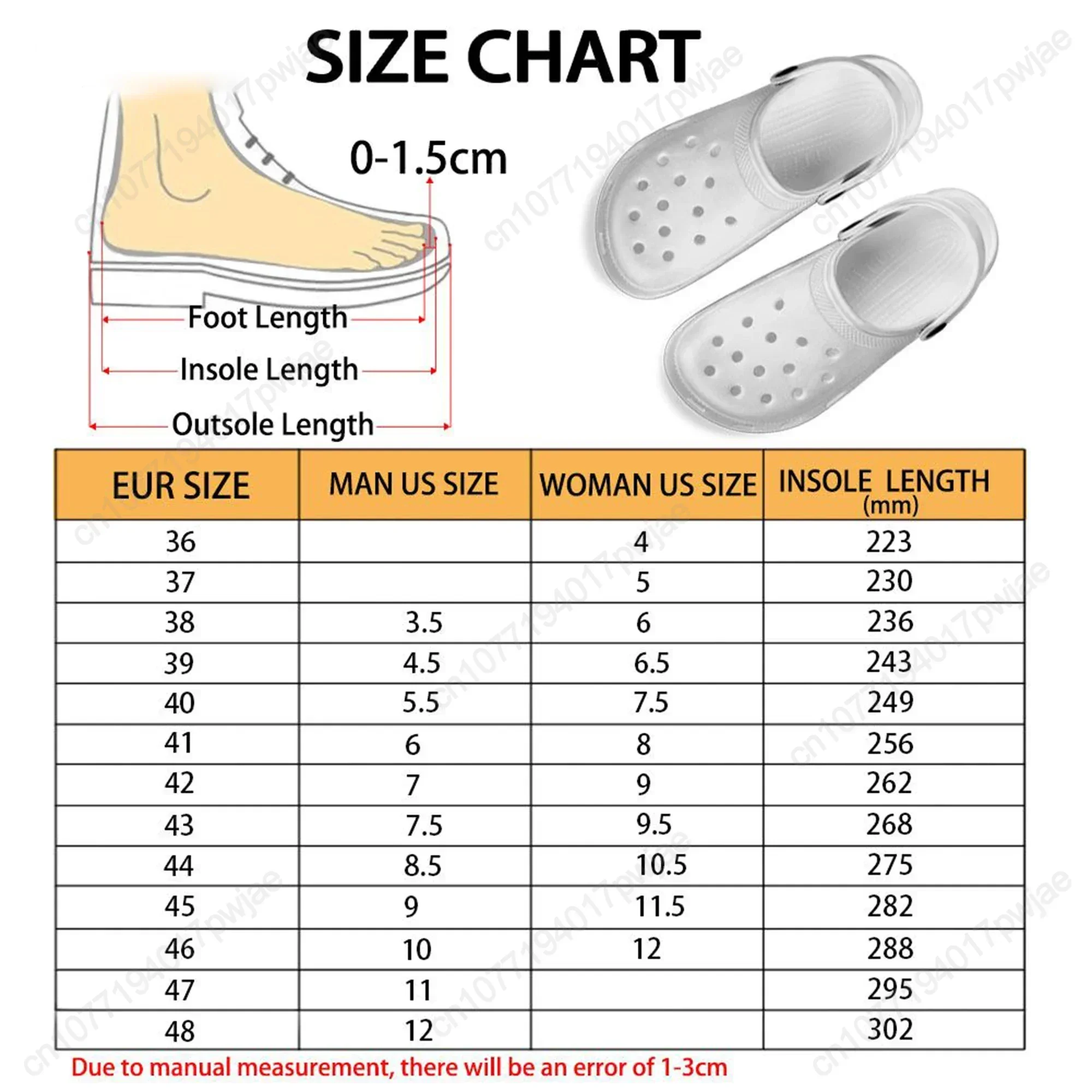 Custom Clogs Water Shoes Mens Women Teenager Sandals DIY Garden Bespoke Home Clog Customized Shoe Custom Made Beach Hole Slipper