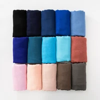 61 Colors Soft Cotton Viscose Scarf Rayon Material Muslim Hijab Mid Eastern Plain Solid Color Headscarf With Tassel 2