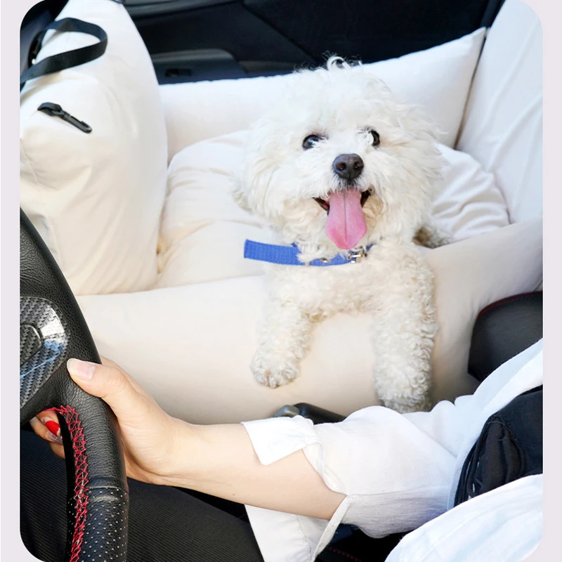 Siège rehausseur de voiture pour chien, siège de voyage pour petits chiens  et chats avec housse et ceinture de sécurité, canapé pour animaux de  compagnie pour voiture et maison - AliExpress