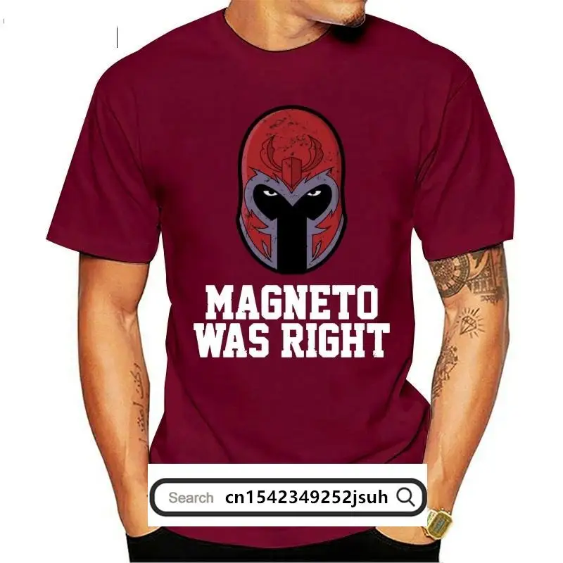 

MAGNETO WAS RIGHT MUTANT COMIC SLOGAN X-MEN X MEN ERIK ADULTS T-SHIRT 3D T Shirt Men Plus Size Cotton Tops Tee Plus Size