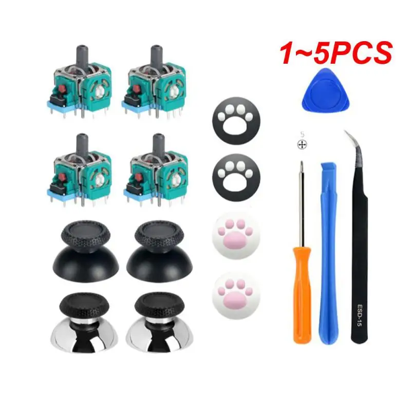 1 ~ 5 Pezzi Di Ricambio Per Levette A Fungo Joystick Analogico 3D Per Controller Ps5 5 Gamepad Thumb Stick Caps Cover