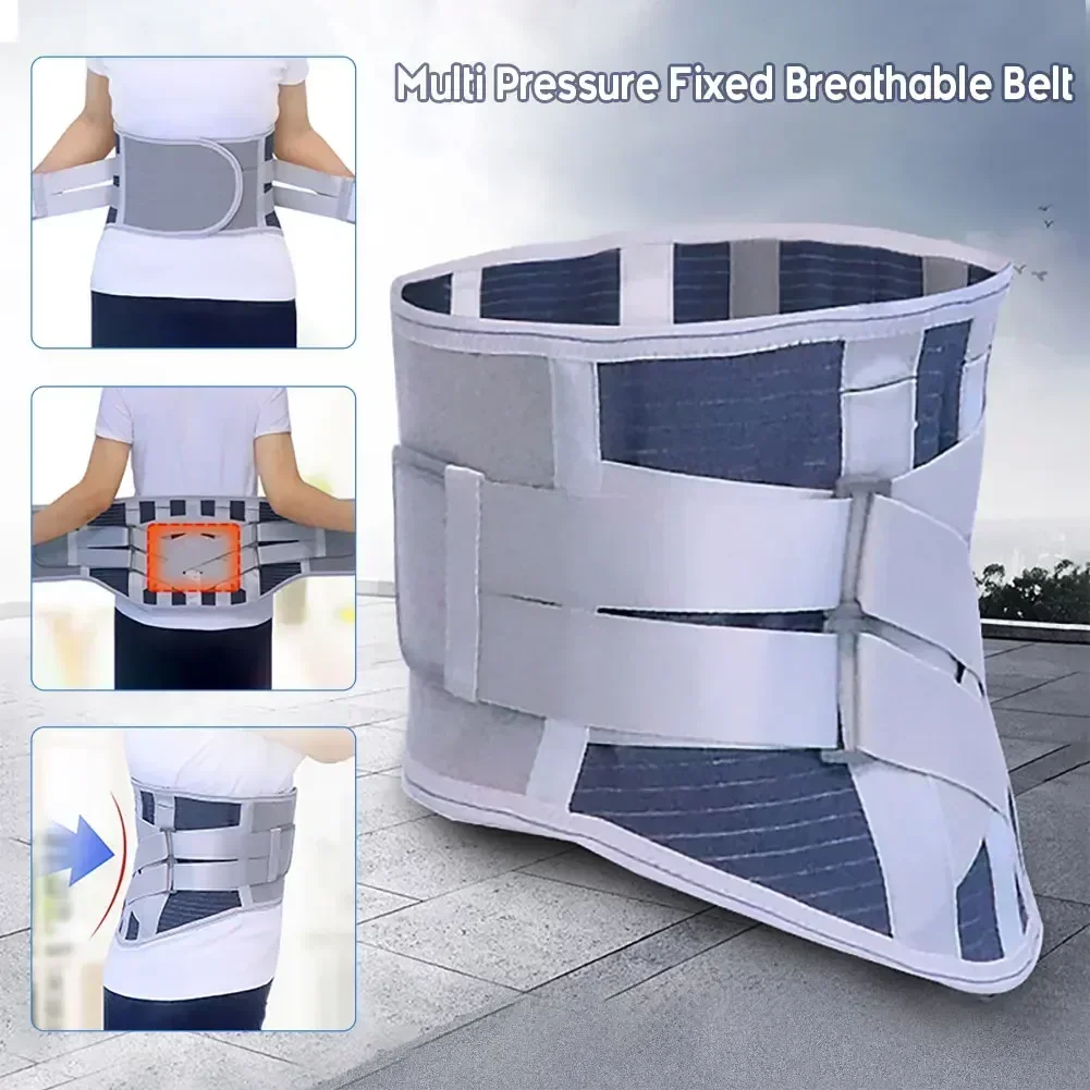 

Decompression Men Waist Spine Pull Relief Back Orthopedic Corset Trainer Belt Double Women Support Pain Brace Lumbar