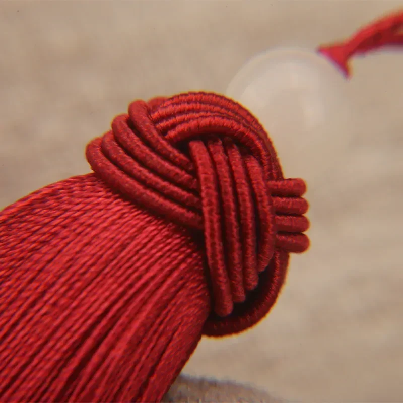 2Pcs 10cm 부드러운 술 수제 부드러운 공예 지방 Tassels 책갈피 쥬얼리에 대 한 파란색 된 Tassels 키 체인 장식 DIY 프로젝트 만들기