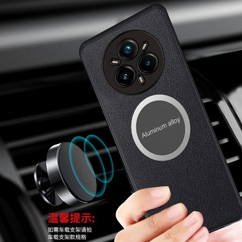 Luxury Business Style Leather Magnetic Anti-Fall Phone Case