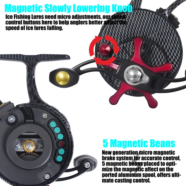 13 Fishing Black Black Betty 6061 Review New Ice Fishing Reels Coil  High-foot Portable Inline