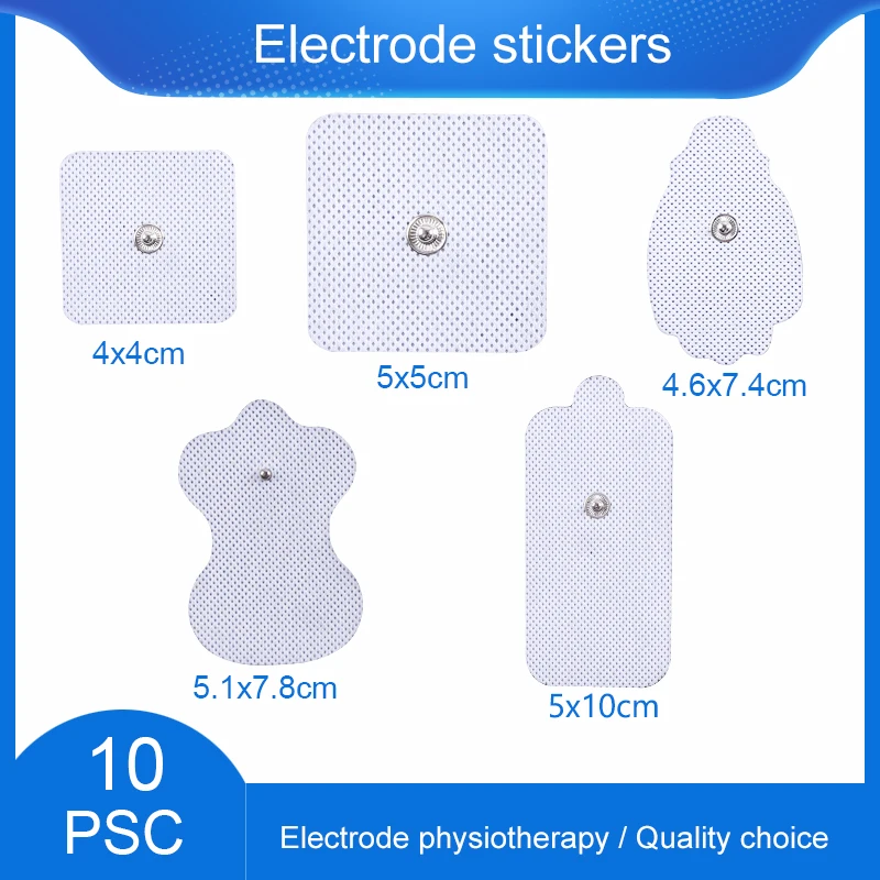 

Electrode Pad Non-woven Self Adhesive Sticker Snap for Tens Therapy EMS Unit Electrical Muscle Stimulator Masajeador Electrico