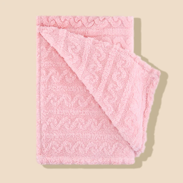 Solid Color Taffeta Baby Blanket Super Soft Newborn Swaddle Blanket Warm Children's Blanket Lightweight and Comfortable 5