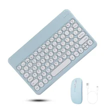 

Round Keys Bluetooth-compatible Wireless Keyboard Mouse For IOS Android Microsoft Smartphones Laptop Tablet Gaming Accessories