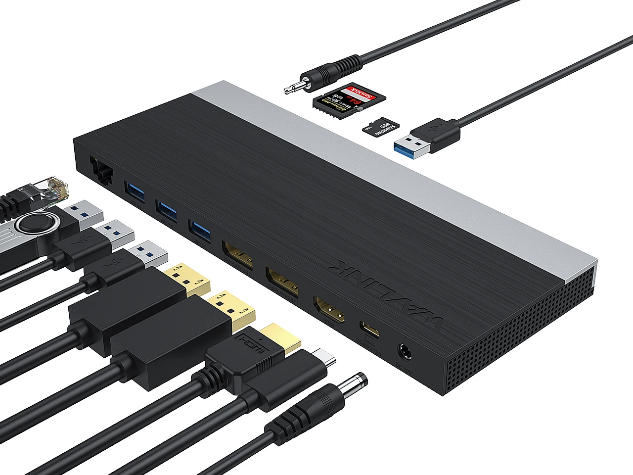 Wavlinkトリプルディスプレイ4 18kドッキングステーションUSB-C