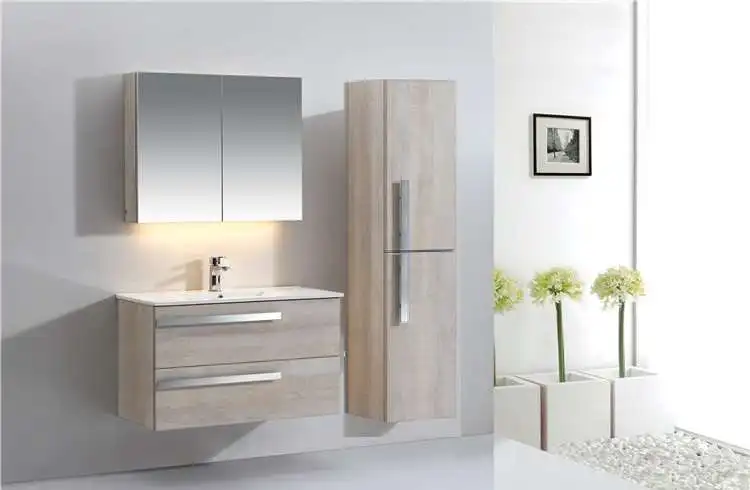 Direct Selling New Modern Wall-mounted Wash Basin Cabinet Bathroom Cabinet